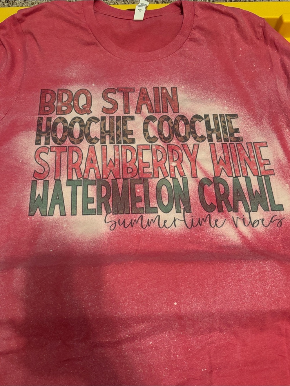 Graphic Tee "Summertime Vibes" - Pink